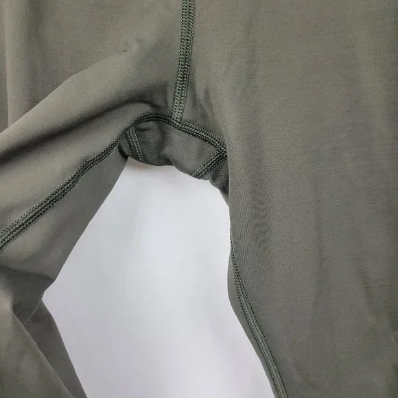 Lululemon Run for  Your Life Women's Leggings Crop Size 6 Green Mesh Rushed Camo - Picture 4 of 8